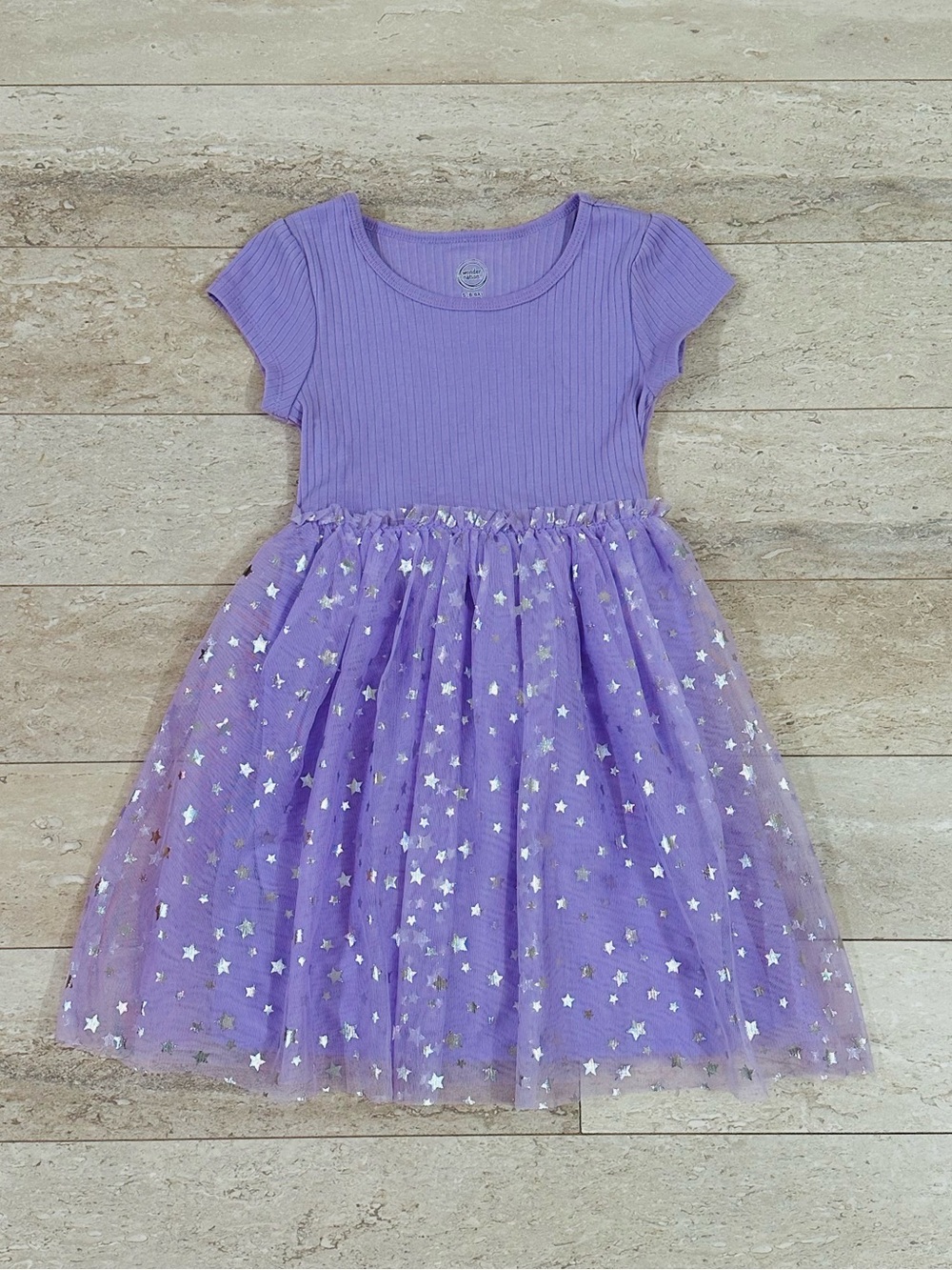 Wonder Nation Purple Star Dress 6x